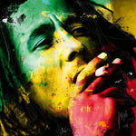 Broderie Diamant Bob Marley Fume