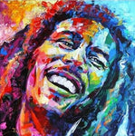 Broderie Diamant Bob Marley Sourire