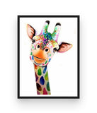 Broderie Diamant Girafe Pop Art Cadre