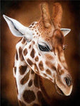Broderie Diamant Girafe Portrait 