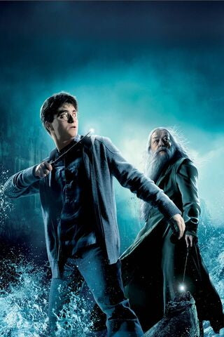 Broderie Diamant Harry Potter et Dumbledore