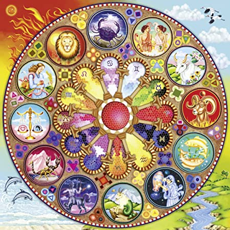 Broderie Diamant Mandala Signe Astrologique