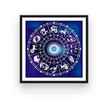 Broderie Diamant Mandala Signes du Zodiaque Cadre