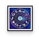Broderie Diamant Mandala Signes du Zodiaque Cadre