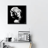 Broderie Diamant Marilyn Monroe Noir et Blanc Décor
