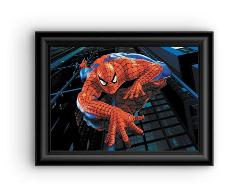 Broderie Diamant Spider-Man tisse sa toile