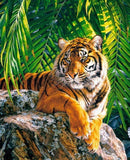 broderie diamant tigre bengale