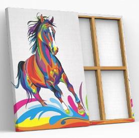 broderie diamant cheval