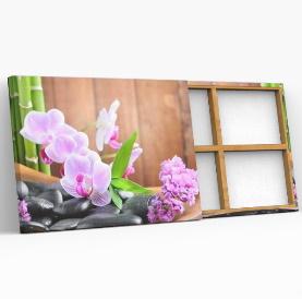 broderie diamant orchidée