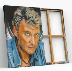 broderie diamant johnny hallyday