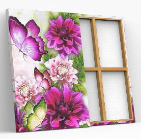 Broderie Diamant Fleurs