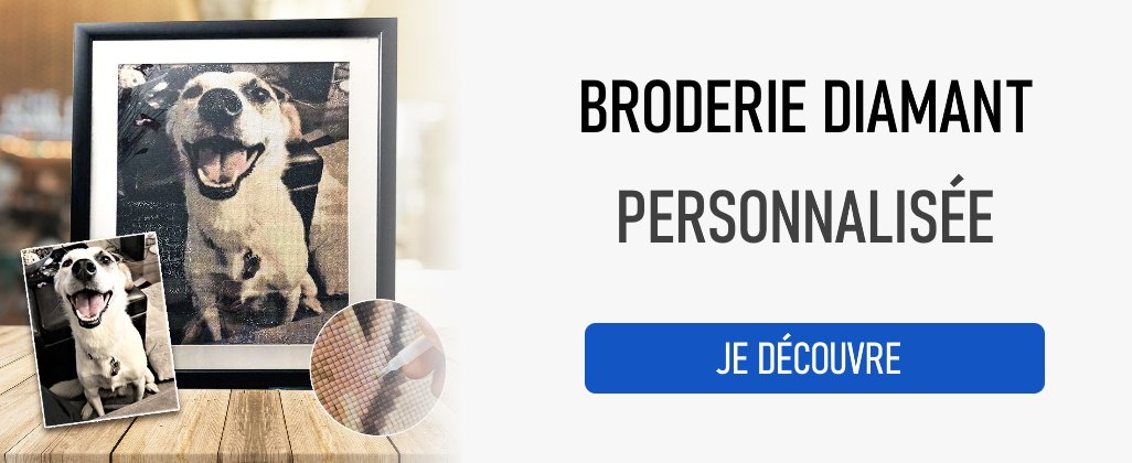 Découvrir la broderie diamant personnalisée