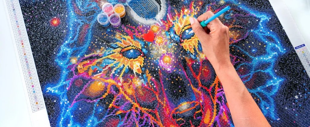 occuper son cerveau broderie diamant