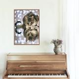 Broderie Diamant Chat Predateur decor