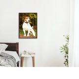 Broderie Diamant Chien Jack Russel Decor