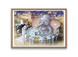 broderie diamant dumbo l'elephant cadre