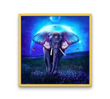 Broderie Diamant éléphant Mandala cadre