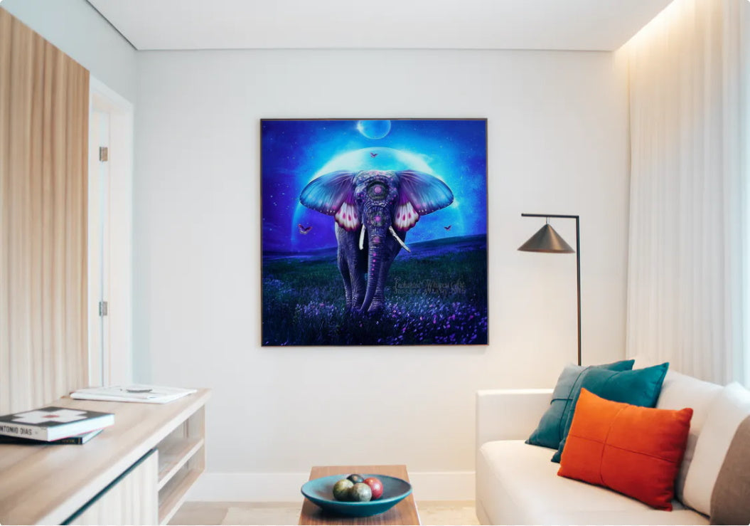 Broderie Diamant éléphant Mandala décor