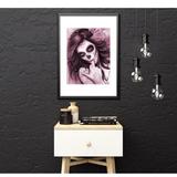 broderie diamant mexicaine crane decor