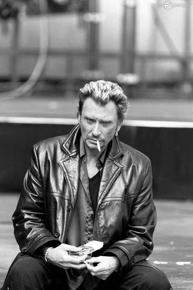Broderie Diamant Johnny Hallyday Cigarette 