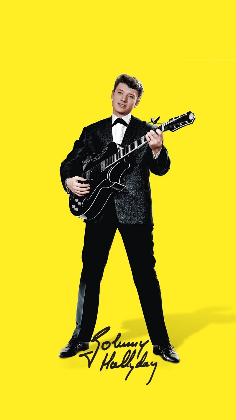 Broderie Diamant Johnny Hallyday Jeune 