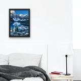 Broderie Diamant Lac et Montagne Gelee decor