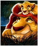 broderie diamant le roi lion