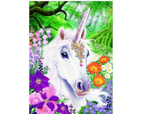 Licorne en Broderie Diamant