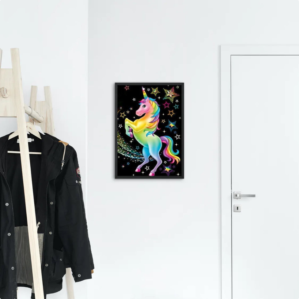 Broderie Diamant Licorne Féerique Décor