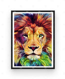 Broderie Diamant Lion Artistique Cadre