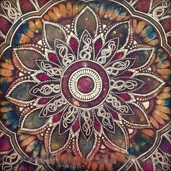 Broderie Diamant Mandala Indien 