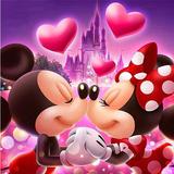 broderie diamant mickey et minnie chateau disney