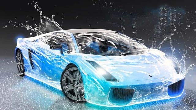 Broderie Diamant Supercar Fluo