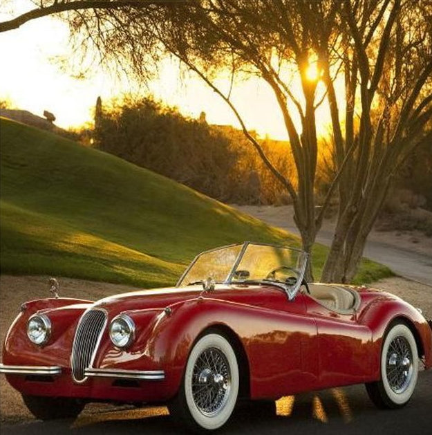 Broderie Diamant Voiture Décapotable Vintage 