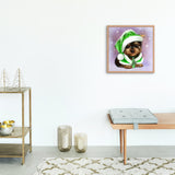 Broderie Diamant Yorkshire de Noël Décor